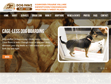 Tablet Screenshot of dogpawz.com